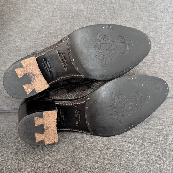 The Office Of Angela Scott | Miss Button | Mid Heel Lace Up Oxford - Picture 3 of 5